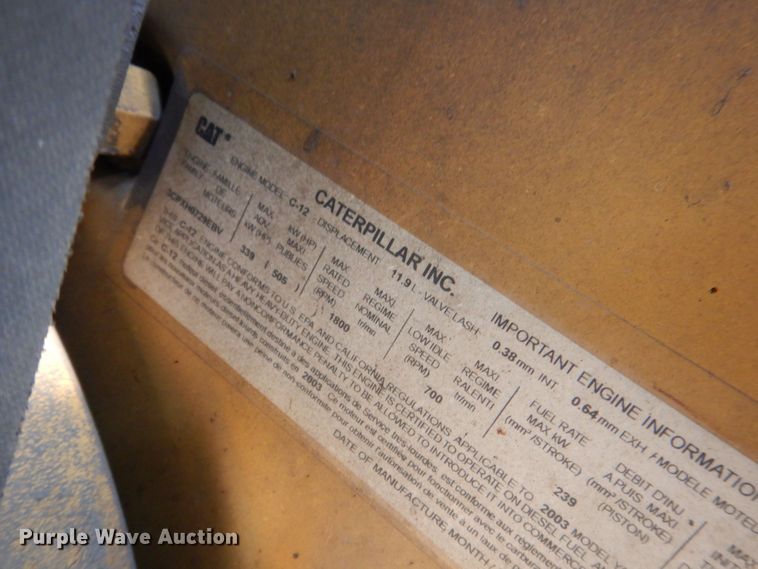 image for item DS8042 2003 Sterling Acterra  vacuum truck