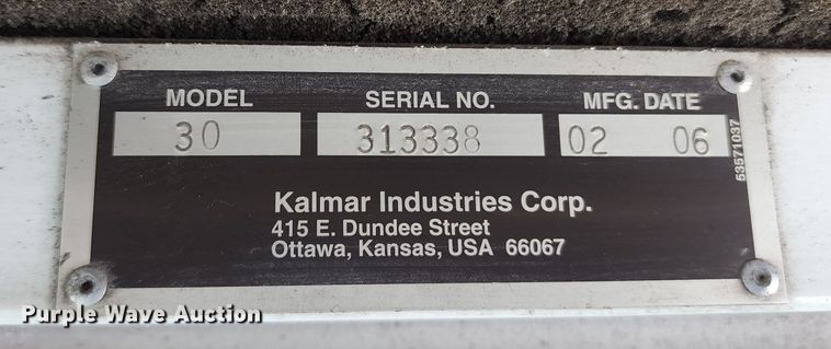 image for item JB9074 2006 Kalmar 30  yard truck