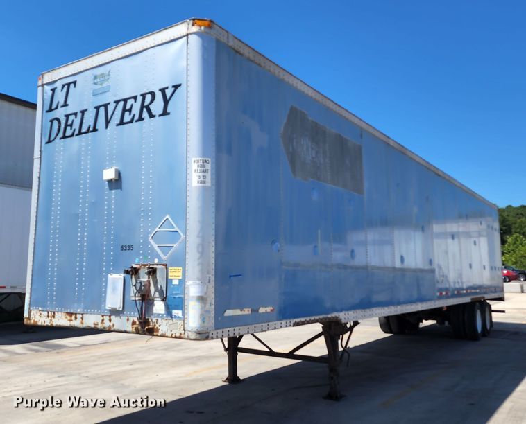 image for item JB9076 1999 Wabash  dry van trailer