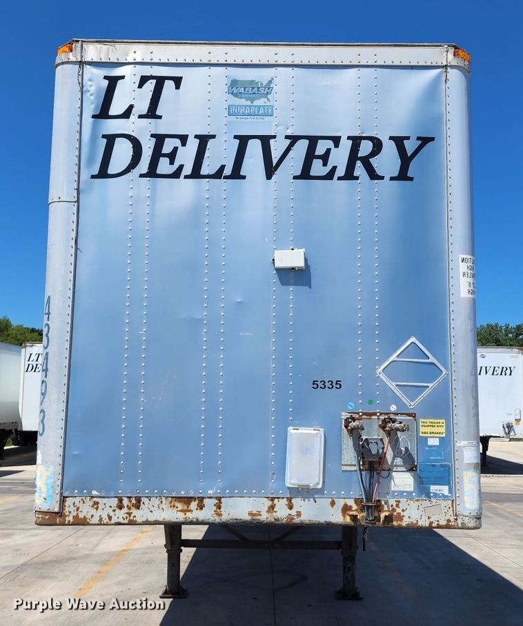 image for item JB9076 1999 Wabash  dry van trailer