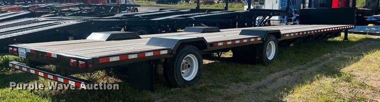 image for item JM9224 2022 Behnke Enterprise Inc. FB8X53SS-0TR-60SL  drop deck trailer