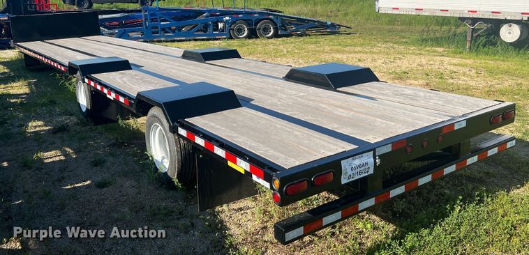 image for item JM9224 2022 Behnke Enterprise Inc. FB8X53SS-0TR-60SL  drop deck trailer