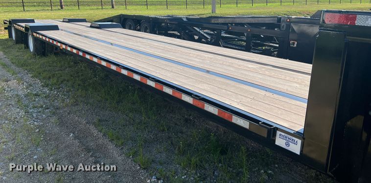 image for item JM9224 2022 Behnke Enterprise Inc. FB8X53SS-0TR-60SL  drop deck trailer