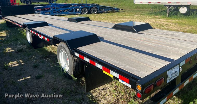 image for item JM9224 2022 Behnke Enterprise Inc. FB8X53SS-0TR-60SL  drop deck trailer