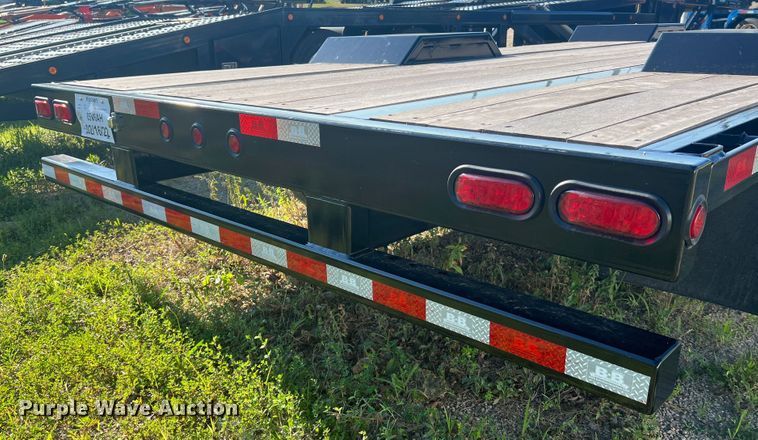 image for item JM9224 2022 Behnke Enterprise Inc. FB8X53SS-0TR-60SL  drop deck trailer