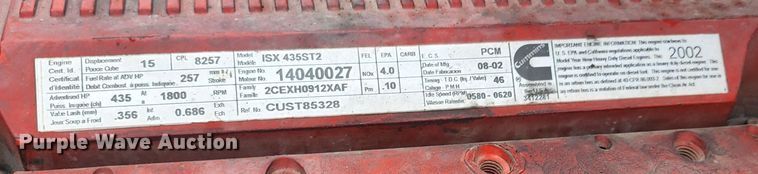 image for item KC9452 2003 International 9400i  semi truck