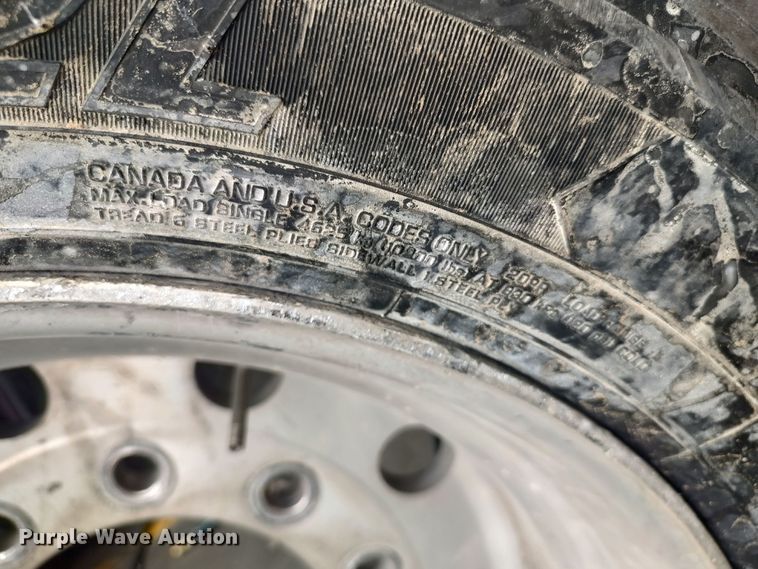 image for item LK9047 (4) Yokohoma 445/50R22.5 tires and wheels