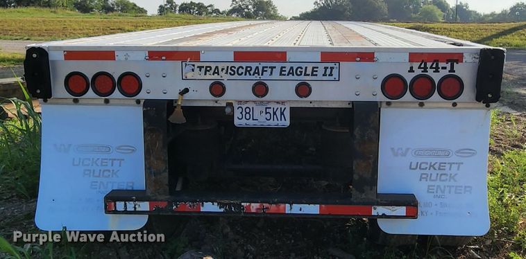 image for item MK9055 2006 Transcraft Eagle 2  flatbed trailer