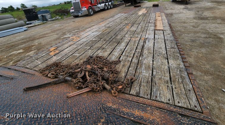 image for item MK9090 2008 Trail King TK50  drop deck equipment trailer