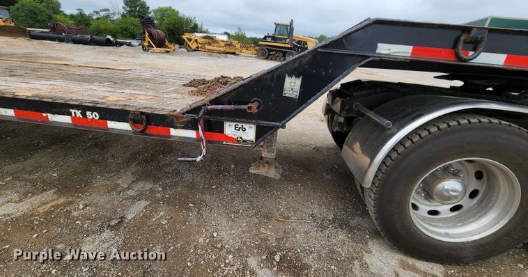 image for item MK9090 2008 Trail King TK50  drop deck equipment trailer