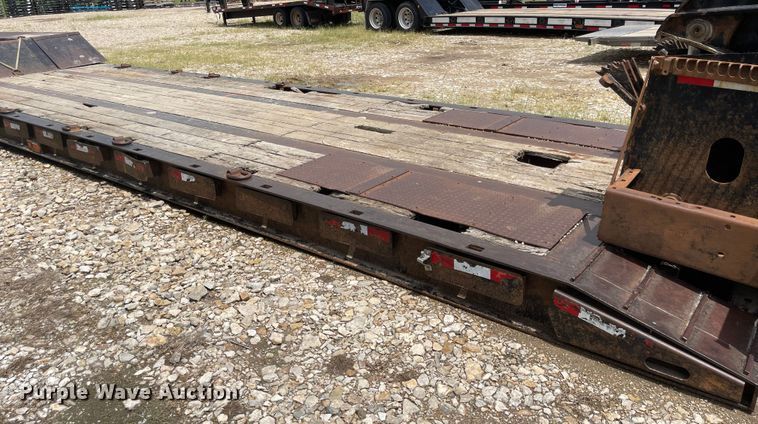 image for item MU9001 2009 Trail Eze TE80DGWS53  lowboy equipment trailer