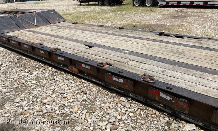 image for item MU9001 2009 Trail Eze TE80DGWS53  lowboy equipment trailer