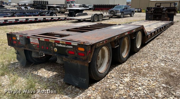 image for item MU9001 2009 Trail Eze TE80DGWS53  lowboy equipment trailer