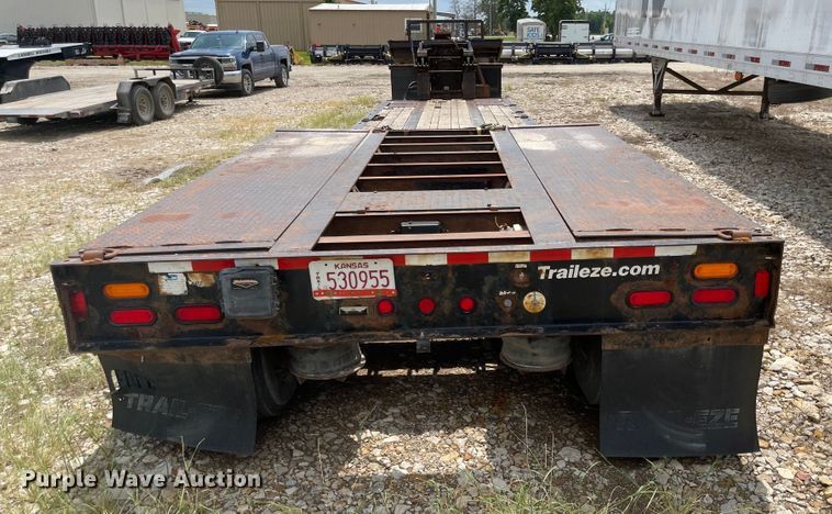 image for item MU9001 2009 Trail Eze TE80DGWS53  lowboy equipment trailer