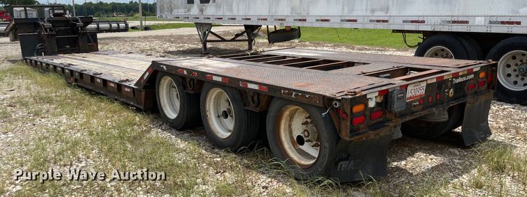 image for item MU9001 2009 Trail Eze TE80DGWS53  lowboy equipment trailer