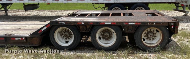 image for item MU9001 2009 Trail Eze TE80DGWS53  lowboy equipment trailer
