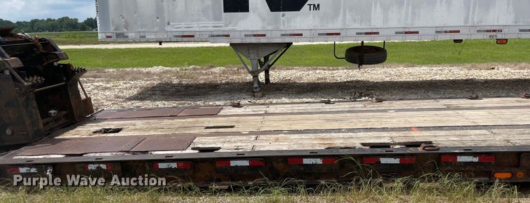 image for item MU9001 2009 Trail Eze TE80DGWS53  lowboy equipment trailer
