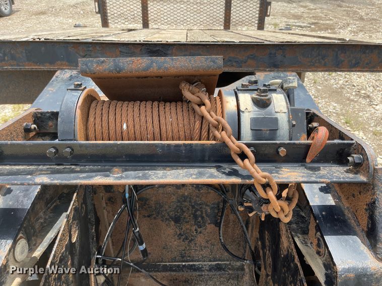 image for item MU9001 2009 Trail Eze TE80DGWS53  lowboy equipment trailer