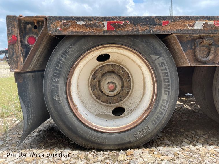 image for item MU9001 2009 Trail Eze TE80DGWS53  lowboy equipment trailer