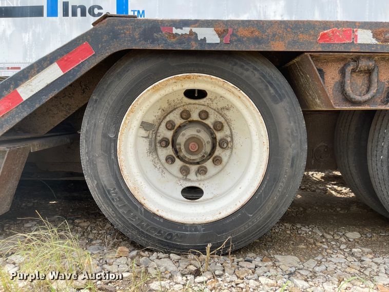 image for item MU9001 2009 Trail Eze TE80DGWS53  lowboy equipment trailer