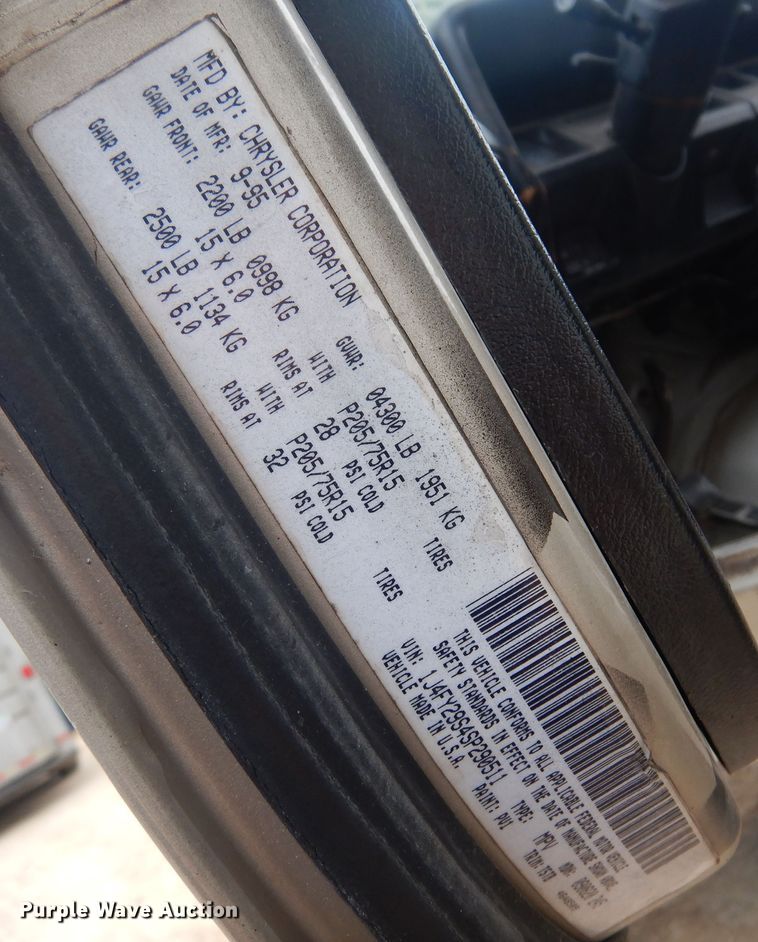 image for item DB7904 1995 Jeep Wrangler  SUV