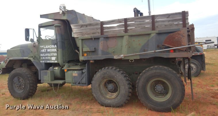 image for item DB7969 1990 Am General M929A2  dump truck