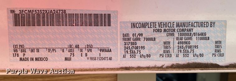 image for item DK6250 1999 Georgie Boy Pursuit  RV