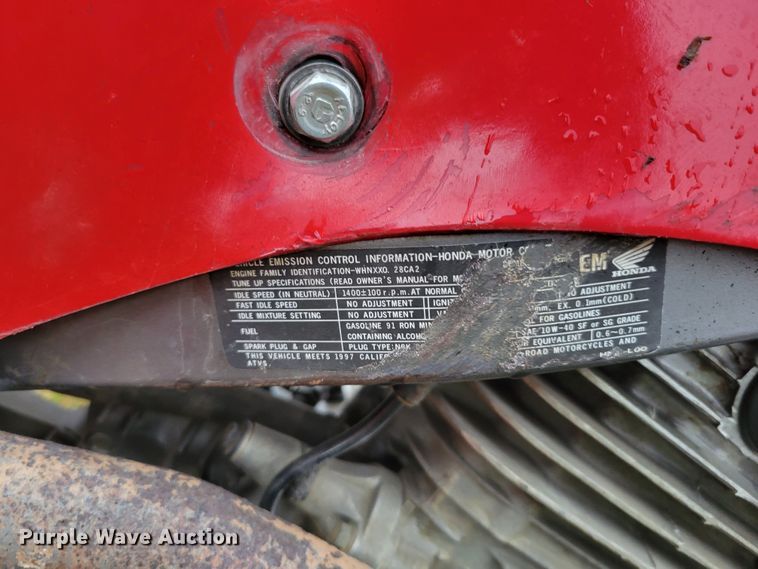 image for item DM2450 2000 Honda TRX300EX  ATV