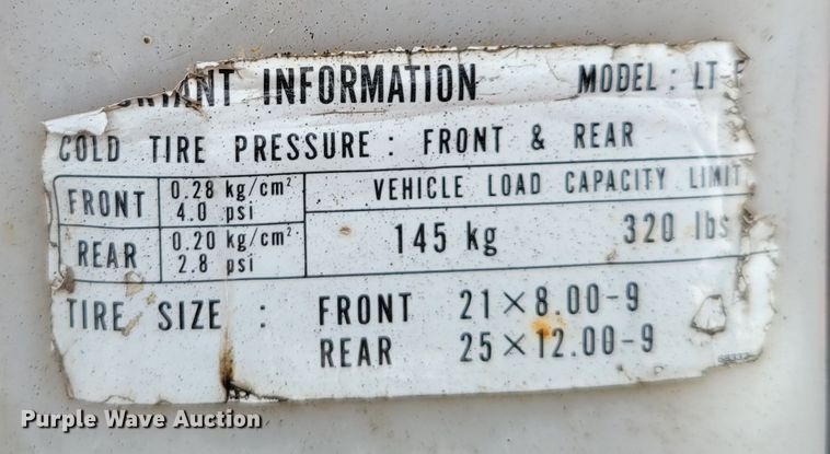 image for item DM2451 1986 Suzuki LTF230  ATV