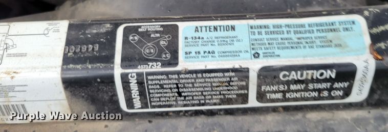 image for item DM2454 1999 Chrysler Sebring JXi  convertible