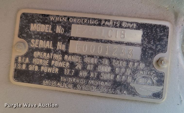 image for item DM2459 1981 Play Craft  boat