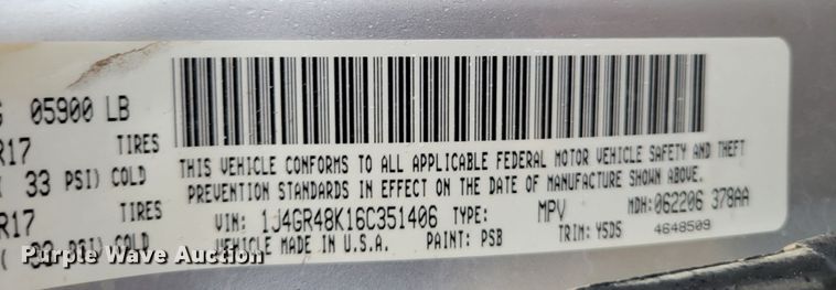 image for item DM2491 2006 Jeep Grand Cherokee Laredo  SUV