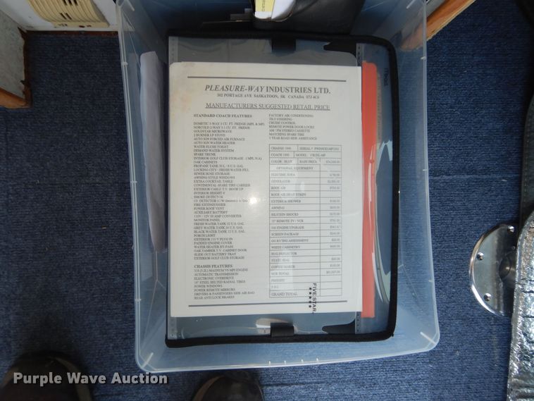 image for item DN1721 1999 Dodge Ram 3500 Pleasure-Way Excel-MP  RV