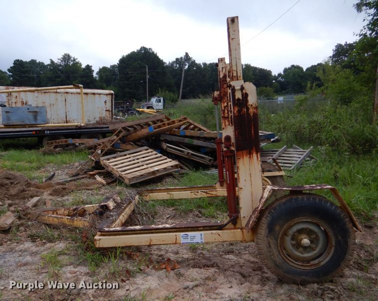 image for item DO1496 Shop built  reel trailer