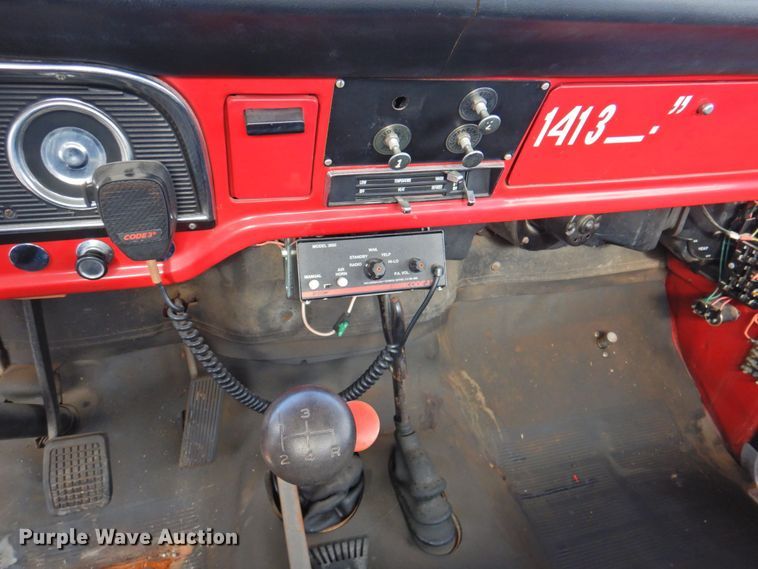 image for item DP4819 1974 Ford F600  pumper fire truck