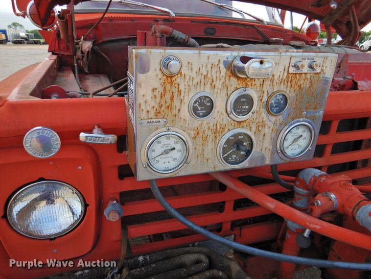 image for item DP4819 1974 Ford F600  pumper fire truck