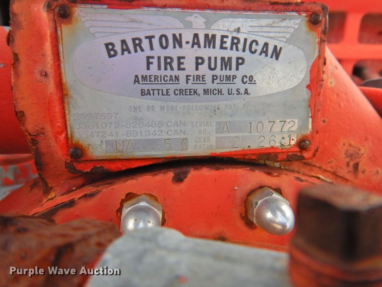 image for item DP4819 1974 Ford F600  pumper fire truck