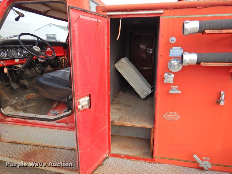 image for item DP4819 1974 Ford F600  pumper fire truck