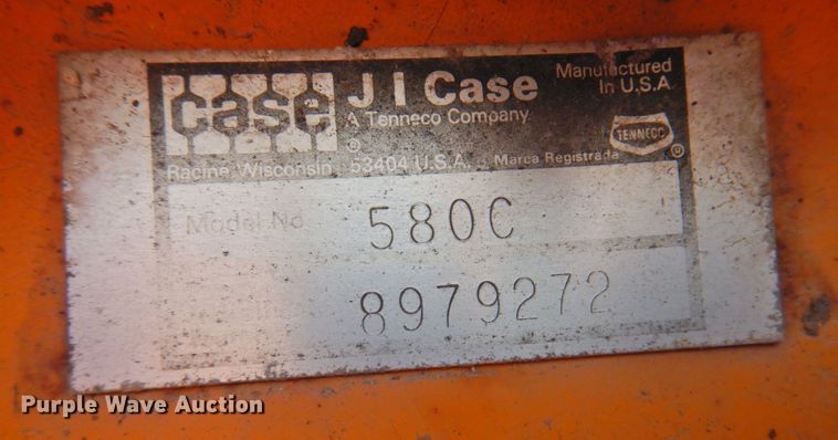 image for item DP4821 1978 Case 580C  backhoe