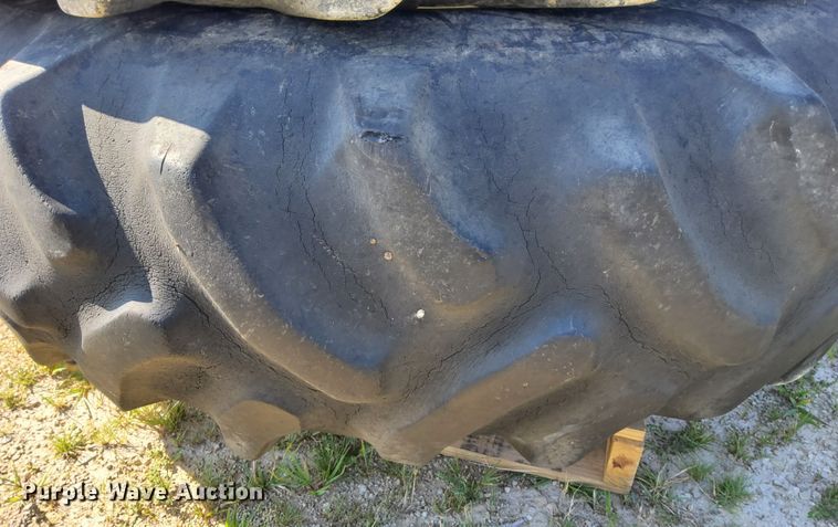 image for item DR0938 (2) Goodyear Traction Sure Grip wheels and tires