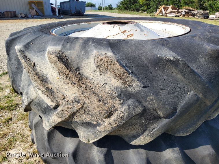 image for item DR0938 (2) Goodyear Traction Sure Grip wheels and tires