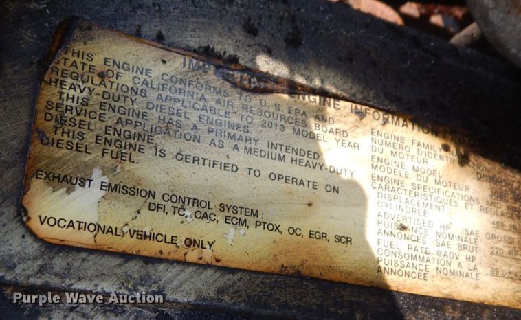 image for item DS8143 2014 Hino 268  box truck