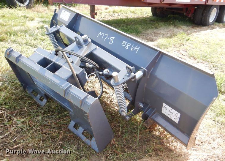 image for item DS8170 2020 Mower King SPA84  skid steer snow plow