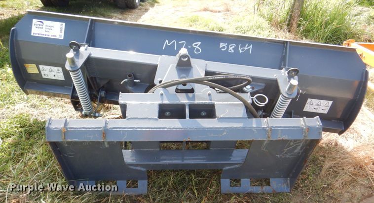 image for item DS8170 2020 Mower King SPA84  skid steer snow plow