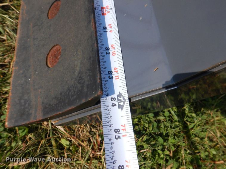 image for item DS8170 2020 Mower King SPA84  skid steer snow plow