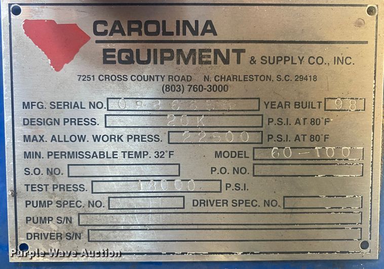 image for item JA9165 Carolina Equipment D44 BOSS Aqua Miser  water blaster