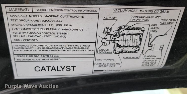 image for item JB9029 2006 Maserati Quattroporte