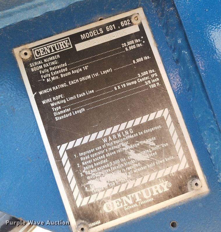 image for item JB9075 1992 GMC TopKick C6500  tow truck