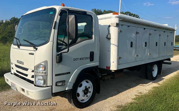 image for item JM9188 2016 Isuzu NPR HD  refrigerated delivery truck