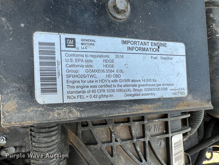 image for item JM9188 2016 Isuzu NPR HD  refrigerated delivery truck